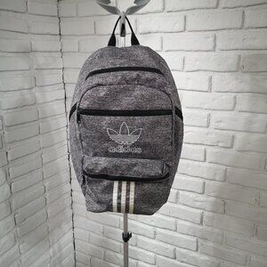 2 / $30.00 - Adidas Unisex Dark Grey Zipper Closure Padded Back Backpack